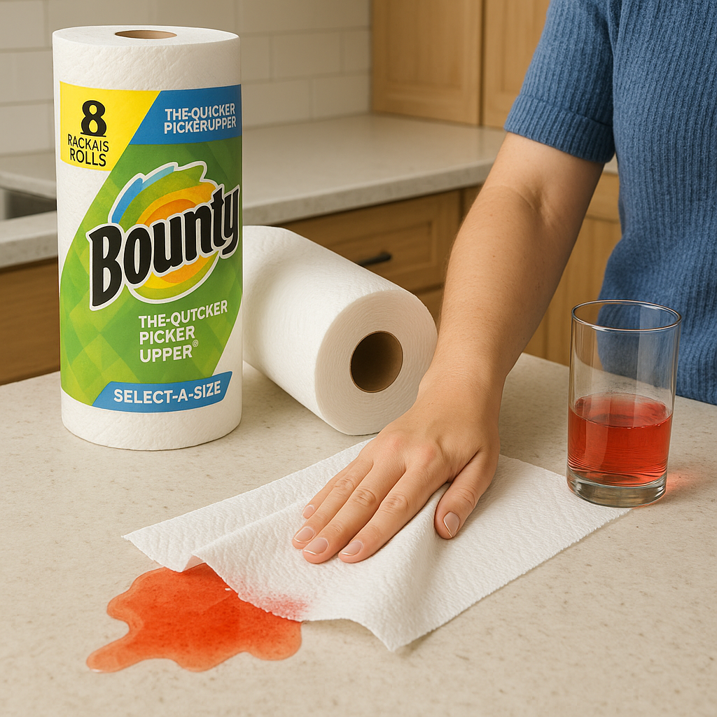 Bounty Select-A-Size Double Plus White 2-Ply Paper Towels (8-Rolls)