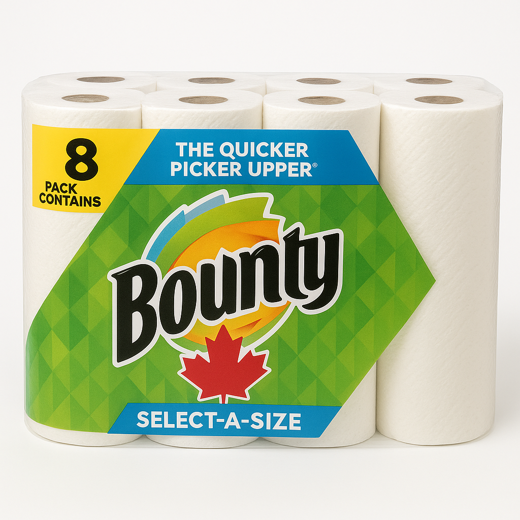 Bounty Select-A-Size Double Plus White 2-Ply Paper Towels (8-Rolls)