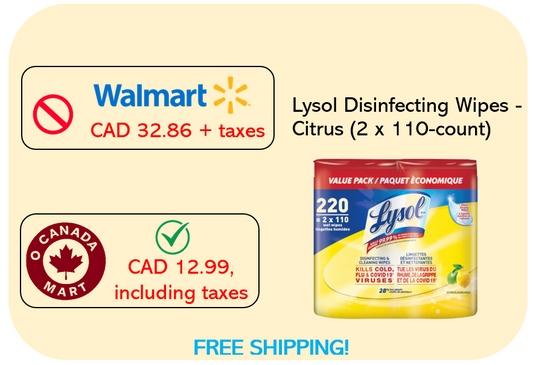Lysol Disinfecting Wipes - Citrus (2 x 110-count)