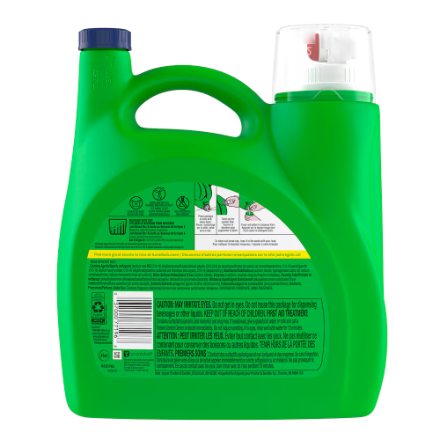 Gain Liquid Detergent 2X He Compatible Moonlight Breeze 4.55L, 107 Loads