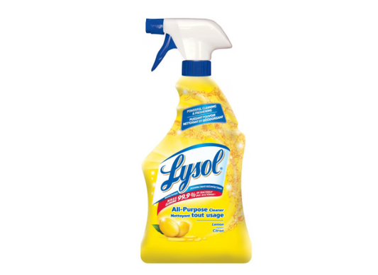 Lysol All Purpose Cleaner, Trigger, Lemon, 650ml, Powerful Cleaning & Freshening